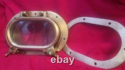 Vintage Bronze Oval Boat Porthole Boat Parts Good Condition Classic Parts