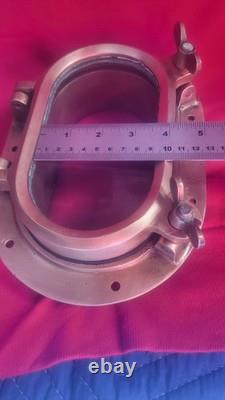 Vintage Bronze Oval Boat Porthole Boat Parts Good Condition Classic Parts