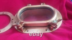 Vintage Bronze Oval Boat Porthole Boat Parts Good Condition Classic Parts