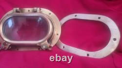 Vintage Bronze Oval Boat Porthole Boat Parts Good Condition Classic Parts