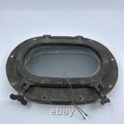 Vintage Bronze Oval Boat Ship Porthole Boat Parts Nautical Decor