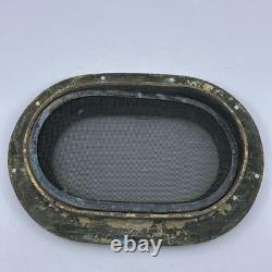 Vintage Bronze Oval Boat Ship Porthole Boat Parts Nautical Decor