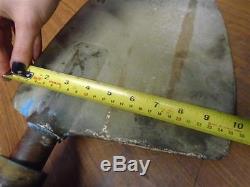 Vintage Bronze Rudder 14x10 Shaft 17x 1 3/8 With Tiller Arm & Mounting Plate