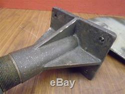 Vintage Bronze Rudder 14x10 Shaft 17x 1 3/8 With Tiller Arm & Mounting Plate