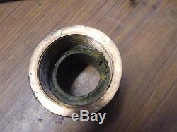 Vintage Bronze Rudder 14x10 Shaft 17x 1 3/8 With Tiller Arm & Mounting Plate