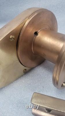 Vintage Bronze Sailboat Halyard Winch Set Of 2 Traditional Wooden Boat Parts