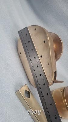 Vintage Bronze Sailboat Halyard Winch Set Of 2 Traditional Wooden Boat Parts