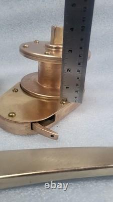 Vintage Bronze Sailboat Halyard Winch Set Of 2 Traditional Wooden Boat Parts