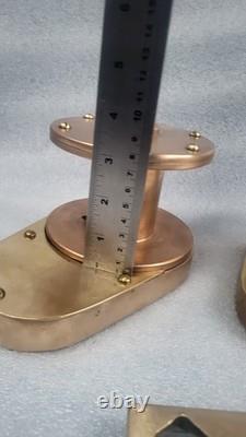 Vintage Bronze Sailboat Halyard Winch Set Of 2 Traditional Wooden Boat Parts
