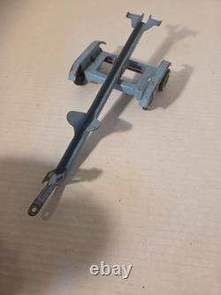 Vintage Buddy L pressed steel pickup truck original Boat trailer Blue parts Read