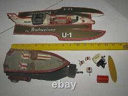 Vintage Budweiser U-1 Hydroplane & Ranger Fishing Boat Built Model Kit Parts