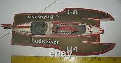 Vintage Budweiser U-1 Hydroplane & Ranger Fishing Boat Built Model Kit Parts