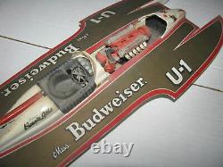 Vintage Budweiser U-1 Hydroplane & Ranger Fishing Boat Built Model Kit Parts