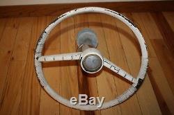 Vintage CARVER Boat Steering Wheel with Mounting Hardware 15.25W