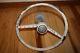 Vintage Carver Boat Steering Wheel With Mounting Hardware 15.25w