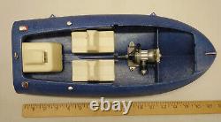 Vintage COX Blue Sea Bee Thimble Drome Gas Powered Ski Boat FOR PARTS OR REPAIR