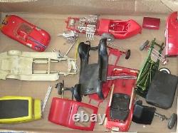 Vintage Car Models Parts Pieces Boat Trailer Aurora Maserati Revell Slant Six