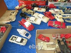 Vintage Car Models Parts Pieces Boat Trailer Aurora Maserati Revell Slant Six