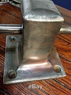 Vintage Cast Bronze Mooring Bitt, Sampson Post, Bollard, Cleat 5 Base 8 Wide