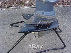Vintage Cast Iron Outboard Boat Motor Display Stand Mercury Johnson Martin Chris