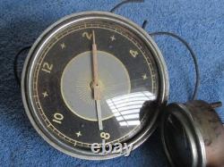 Vintage Century Speed Motor Boat Amp Fuel Gauges + Clock 1956 6V Parts or Repair