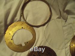Vintage Chelsea Brass Radio Room ships ship boat clock 6 dial parts repair