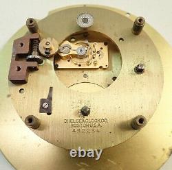 Vintage Chelsea Clock Co Boston Us Navy Boat Ships Clock Movement Parts