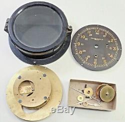 Vintage Chelsea Us Navy Boston Boat Ships Clock Parts Repair