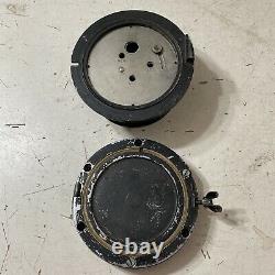 Vintage Chelsea or Seth Thomas US Navy Bulkhead or Boat Clock Case Parts Metal