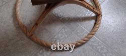 Vintage Chetek Boats Molded Rope Steering Wheel & Column Parts