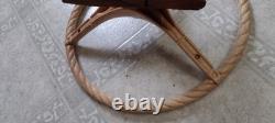 Vintage Chetek Boats Molded Rope Steering Wheel & Column Parts