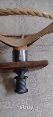 Vintage Chetek Boats Molded Rope Steering Wheel & Column Parts