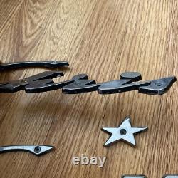 Vintage Chris Craft Boat Parts Metal Emblem Ornament RWB044430364