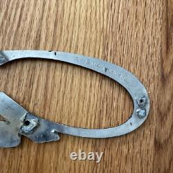 Vintage Chris Craft Boat Parts Metal Emblem Ornament RWB044430364