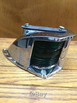 Vintage Chris Craft Bow Light Red/Green Boat light