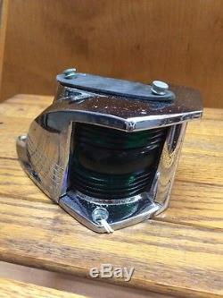 Vintage Chris Craft Bow Light Red/Green Boat light