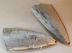 Vintage Chris Craft Cowl Scoop Vents Hoods- Matching Pair Wooden Boat Parts