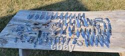 Vintage Chris Craft Garwood Century Wood Boat Parts Cleats Lift Rings HUGE LOT