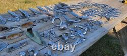 Vintage Chris Craft Garwood Century Wood Boat Parts Cleats Lift Rings HUGE LOT