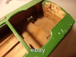 Vintage Chris Craft Style Wooden Wood Battery Op Boat Model Parts