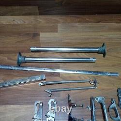 Vintage Chris-Craft Wood Boat Parts lot Perko Cleats Gas Necks Brass and Chrome