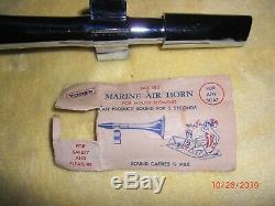 Vintage Chrome Marine Boat Air Horn Yoder No. 102 Land Yacht Rat Rod 50s NOS