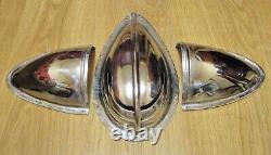 Vintage Chrome Trims, Chromed Air Vent Cover for Boats 1960's, Boat Parts