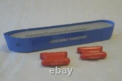 Vintage Classic Lego 315 Container Ship Hull & Keel Weights Spare Parts 1976