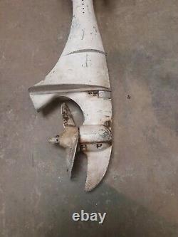 Vintage Clinton Engines Corp. Model J9 Outboard Boat Motor, Parts Or Repair