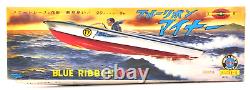 Vintage Clipper Shokai Blue Ribbon Minor Motorized Model Boat Kit RE-140 Japan