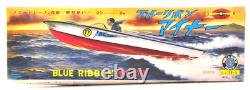 Vintage Clipper Shokai Blue Ribbon Minor Motorized Model Boat Kit RE-140 Japan