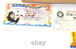 Vintage Clipper Shokai Blue Ribbon Minor Motorized Model Boat Kit RE-140 Japan