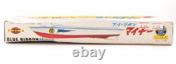 Vintage Clipper Shokai Blue Ribbon Minor Motorized Model Boat Kit RE-140 Japan