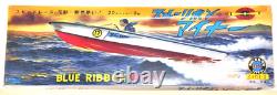 Vintage Clipper Shokai Blue Ribbon Minor Motorized Model Boat Kit RE-140 Japan